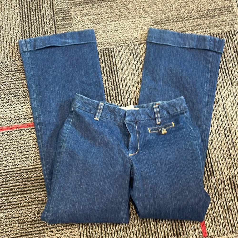 GAP Women's Blue Flare & Wide Leg Jeans